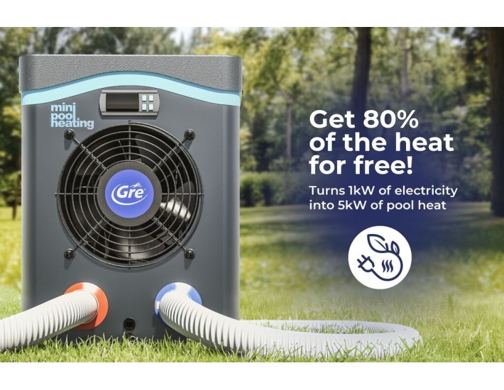 Wärmepumpe Gre Mini für Aufstellbecken