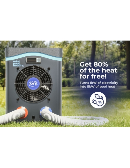 Warmtepomp Gre Mini voor bovengrondse zwembaden
