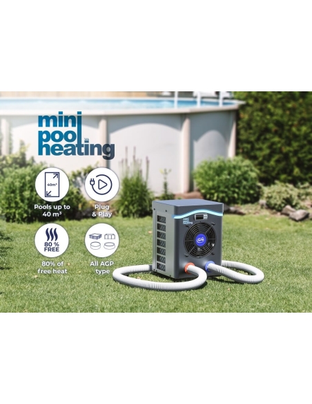 Heat pump Gre Mini for aboveground pools