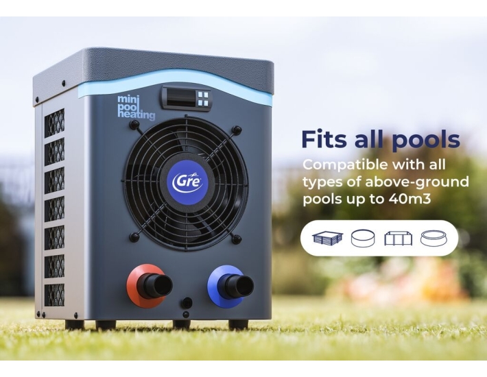 Wärmepumpe Gre Mini für Aufstellbecken