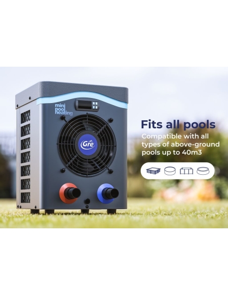 Wärmepumpe Gre Mini für Aufstellbecken