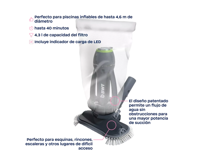 Aspirateur de piscine à batterie BWT ES20