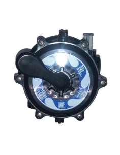 6-Way Black Valve Centered Manifold VALVULA6V 2