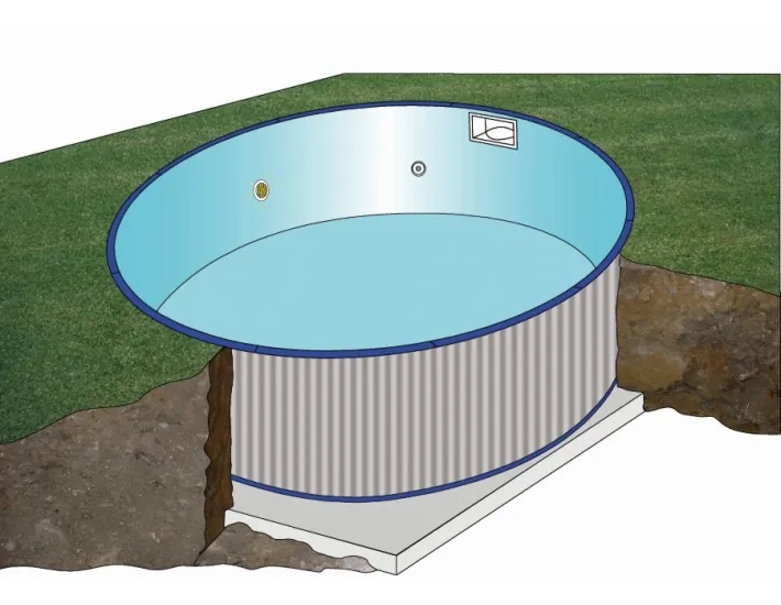 Piscina interrata Gre Sumatra Circolare