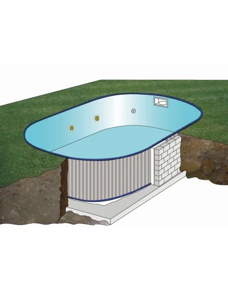 Piscina interrata Gre Sumatra Ovale