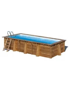 Piscina de madera Gre Sunbay Papaya Rectangular 520x320x133