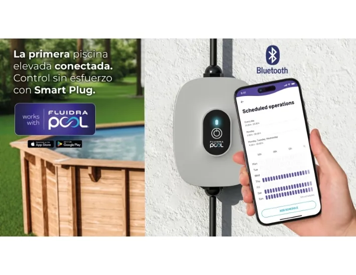 Piscina de madera Gre Sunbay Bambu 2 Ovalada...