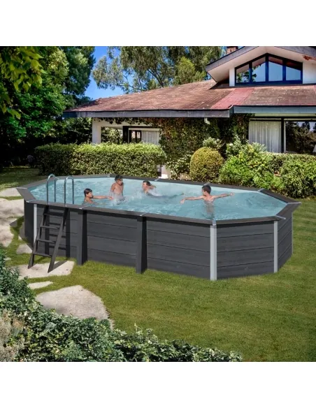 Piscina Composite Gre Avantgarde Ovalada 664x386x124