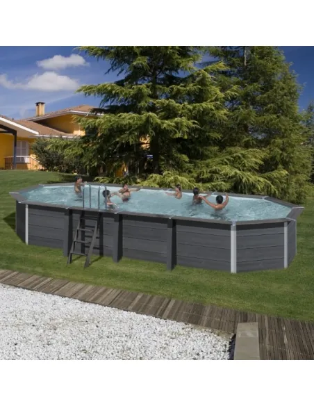 Piscina Composite Gre Avantgarde Ovalada 804x386x124