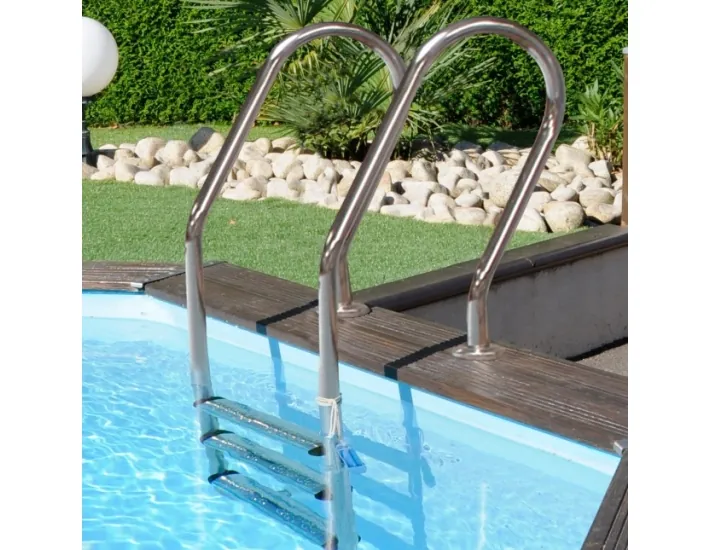 Wooden swimming pool Gre Sunbay Vermela Oval...