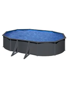Gre Anthracite oval pool height 120 cm