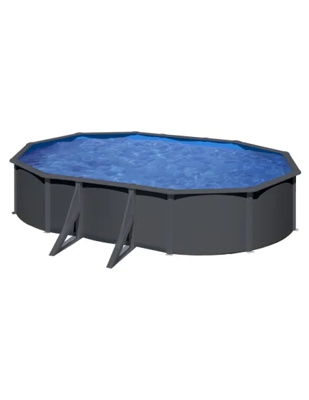 Gre Anthracite oval pool height 120 cm