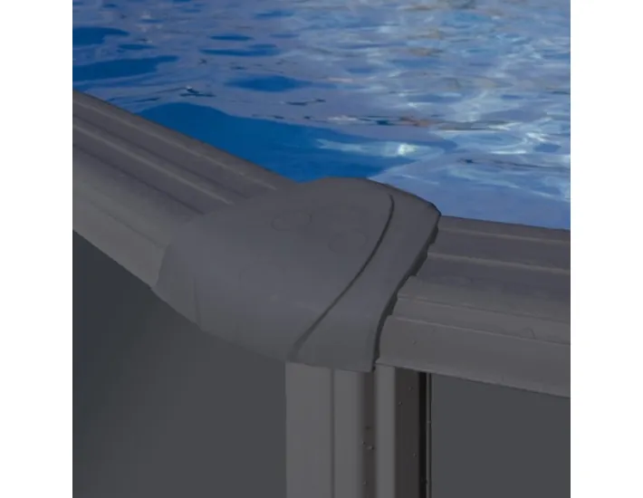 Gre Anthracite oval pool height 120 cm