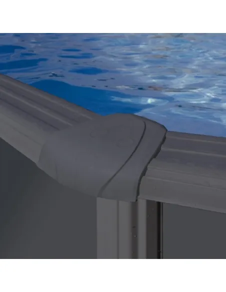 Gre Anthracite oval pool height 120 cm