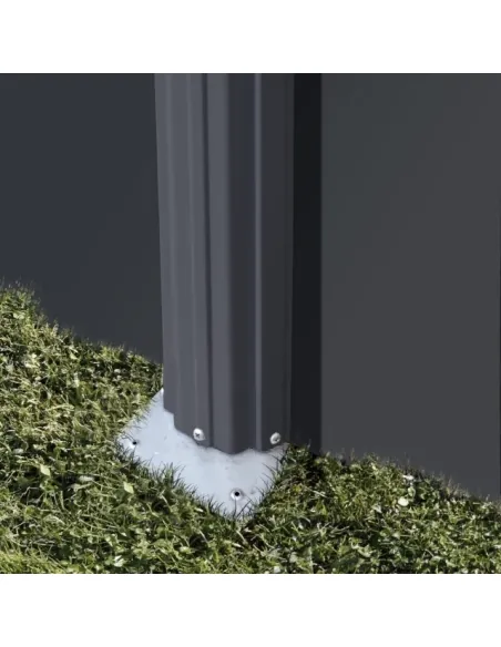 Gre Anthracite oval pool height 120 cm