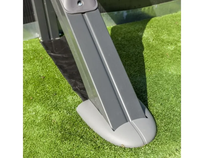 Gre Anthracite oval pool height 120 cm