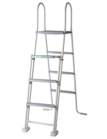 Piscina ovale Gre color antracite senza pali, altezza 132 cm