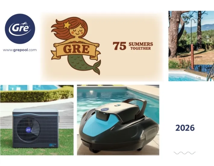 Onderdelencatalogus voor zwembaden Gre