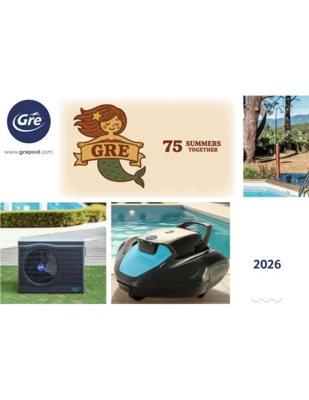 Onderdelencatalogus voor zwembaden Gre