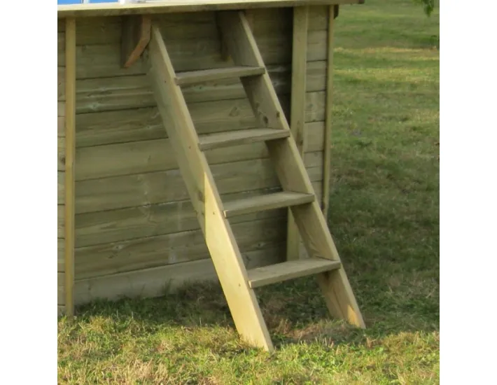 Wooden swimming pool Gre Sunbay Orange Oval...