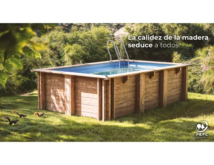 Zwembad Gre Sunbay Lemon rechthoekig 375x200x68