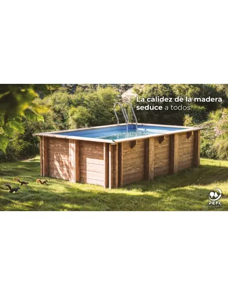 Zwembad Gre Sunbay Lemon rechthoekig 375x200x68