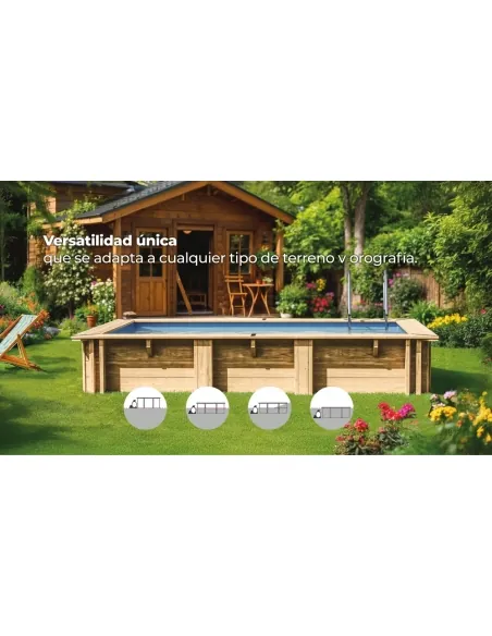 Zwembad Gre Sunbay Lemon rechthoekig 375x200x68