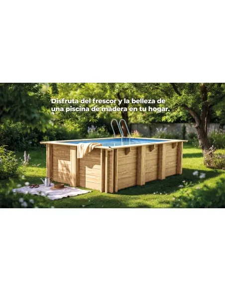 Zwembad Gre Sunbay Lemon rechthoekig 375x200x68