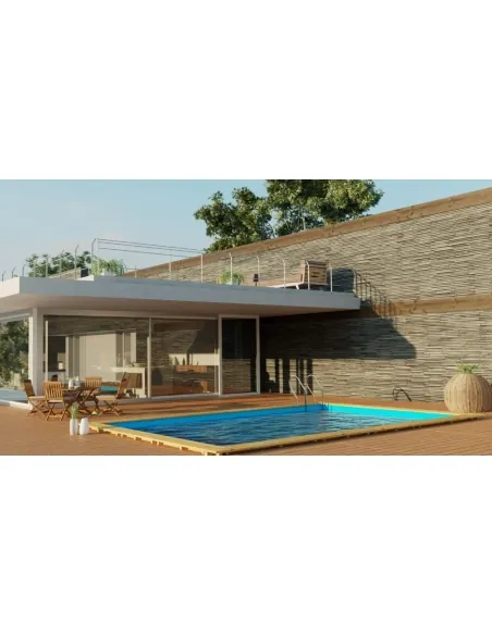 Piscina Gre Sunbay Evora rettangolare 620x420x133