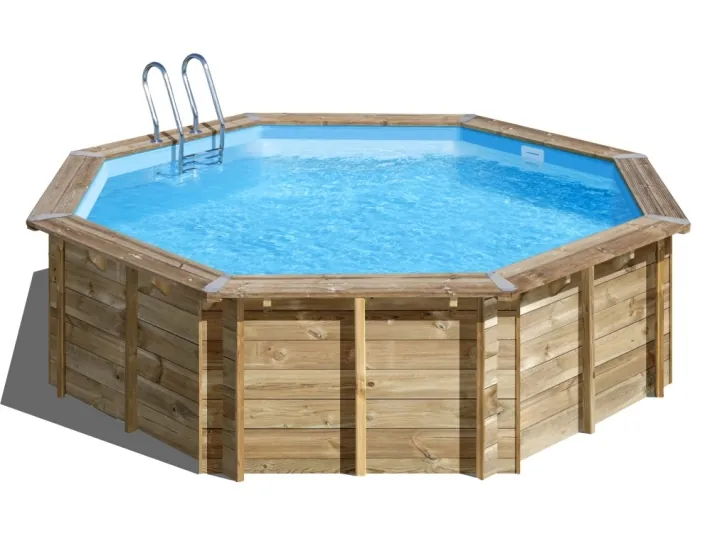 Wooden pool Gre Sunbay Violette 2 round Ø500x127