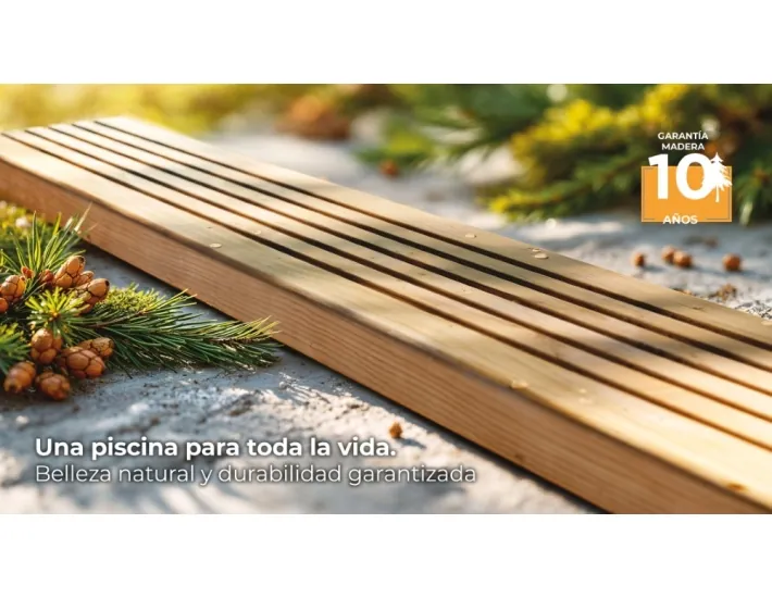 Wooden pool Gre Sunbay Lili 2 round Ø280x107