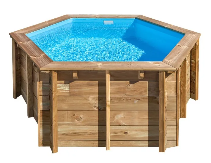 Wooden pool Gre Sunbay Lili 2 round Ø280x107