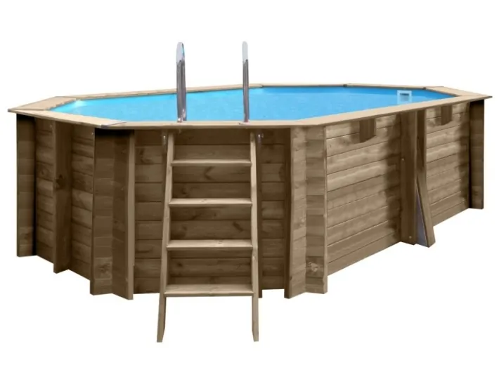 Wooden pool Gre Sunbay Grenade 2 Oval 436x336x117