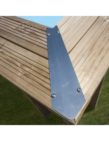 Wooden swimming pool Gre Sunbay Safran 2 Oval 620x395x136