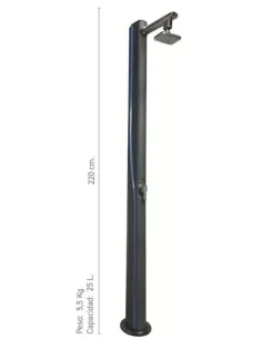 Ducha Solar G 25L Negra QP