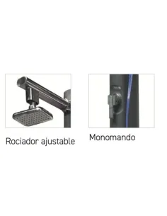 Ducha Solar G 25L Negra QP 2