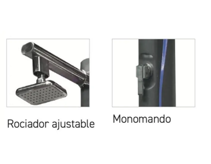 Doccia solare QP G 25L nera