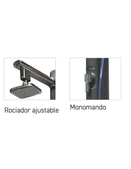 Doccia solare QP G 25L nera