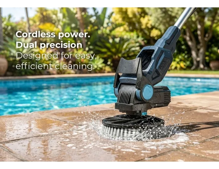 Limpiador a batería de doble cepillo Gre TBC60