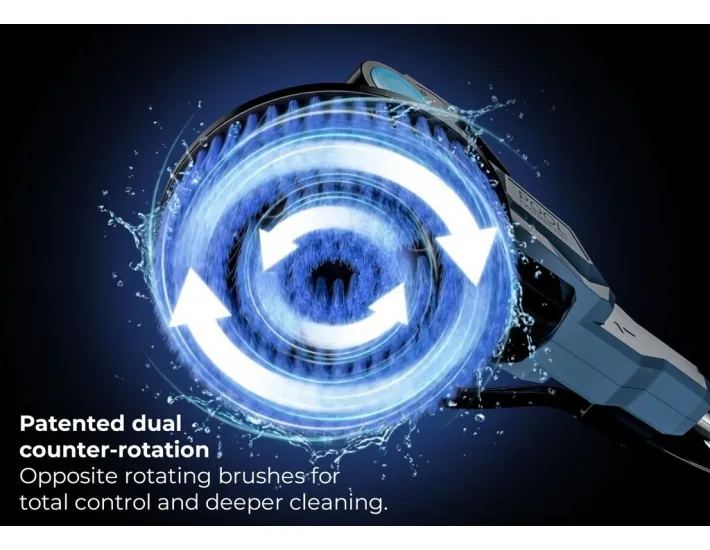 Limpiador a batería de doble cepillo Gre TBC60