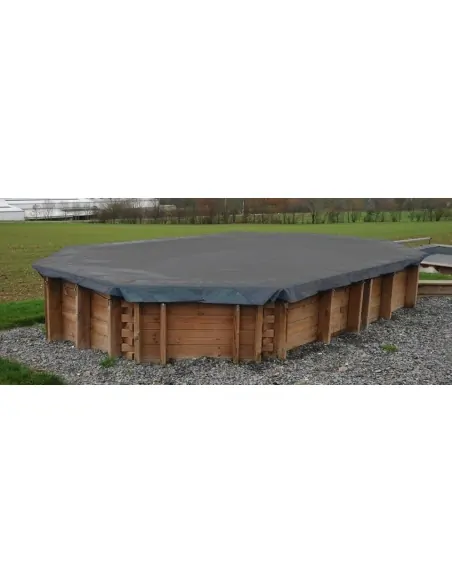 Winter Cover Gre Square and Rectangular Wooden Pools