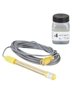 ORP-elektrode met kalibratieoplossingen