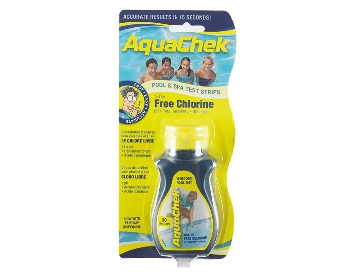 AquaChek Test Strips 4 Parameters Free Chlorine