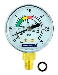 Manometer ⅛" 3 kg/cm² filter Millennium AstralPool...