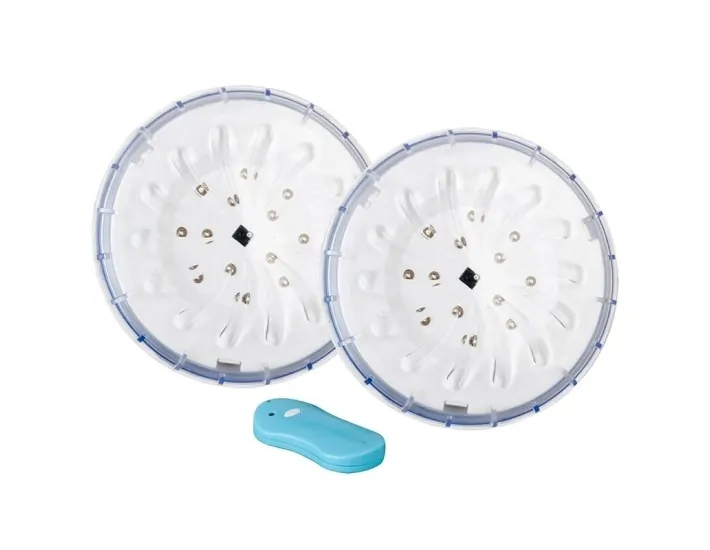 Jeu de projecteurs à LED pour piscine amovible...
