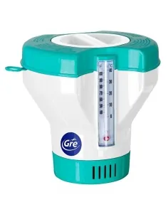 Drijvende chloordoseerunit met thermometer Gre 40070