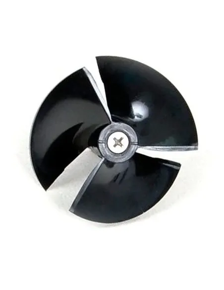 Zwarte Turbine propeller met schroef Dolphin 9995266