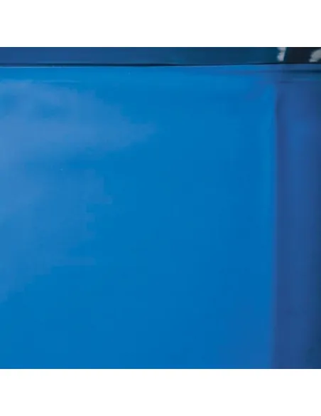Blauwe zwembadfolie Gre ovaal zwembad 40/100 - Hoogte 132 - Ophangsysteem