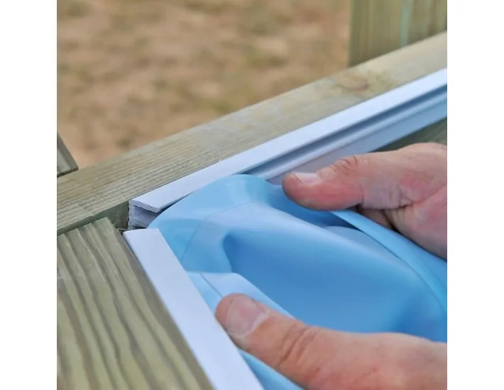 Fodera per piscina in legno Gre Sunbay