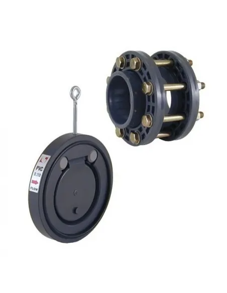 Vanne à clapet avec kit de raccords en PVC Cepex